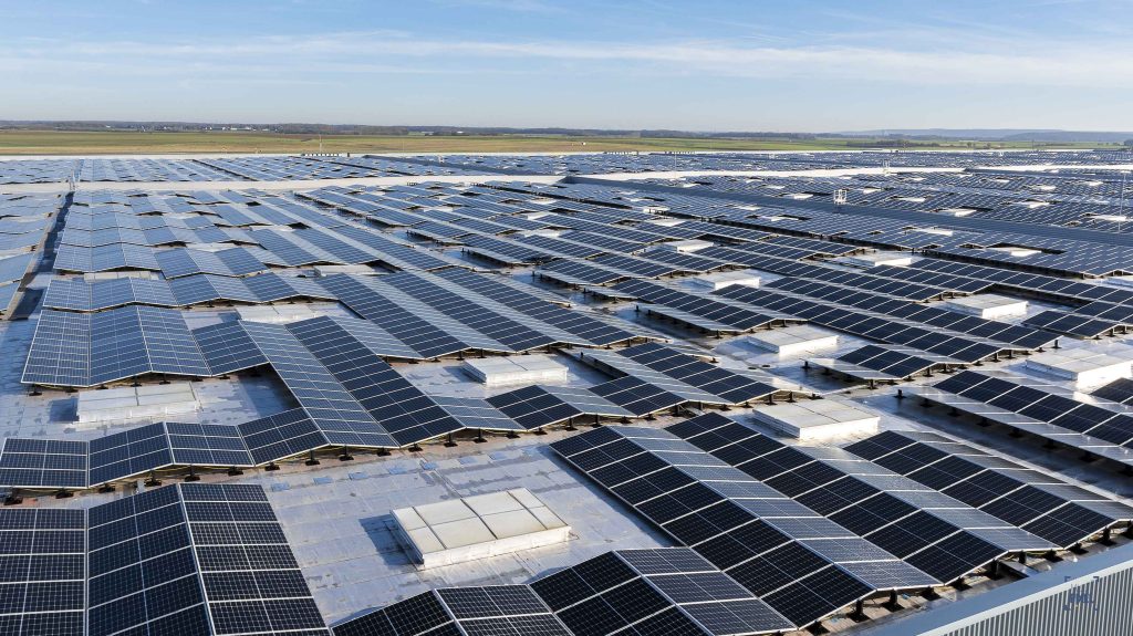 Centrale solaire à Beauvais