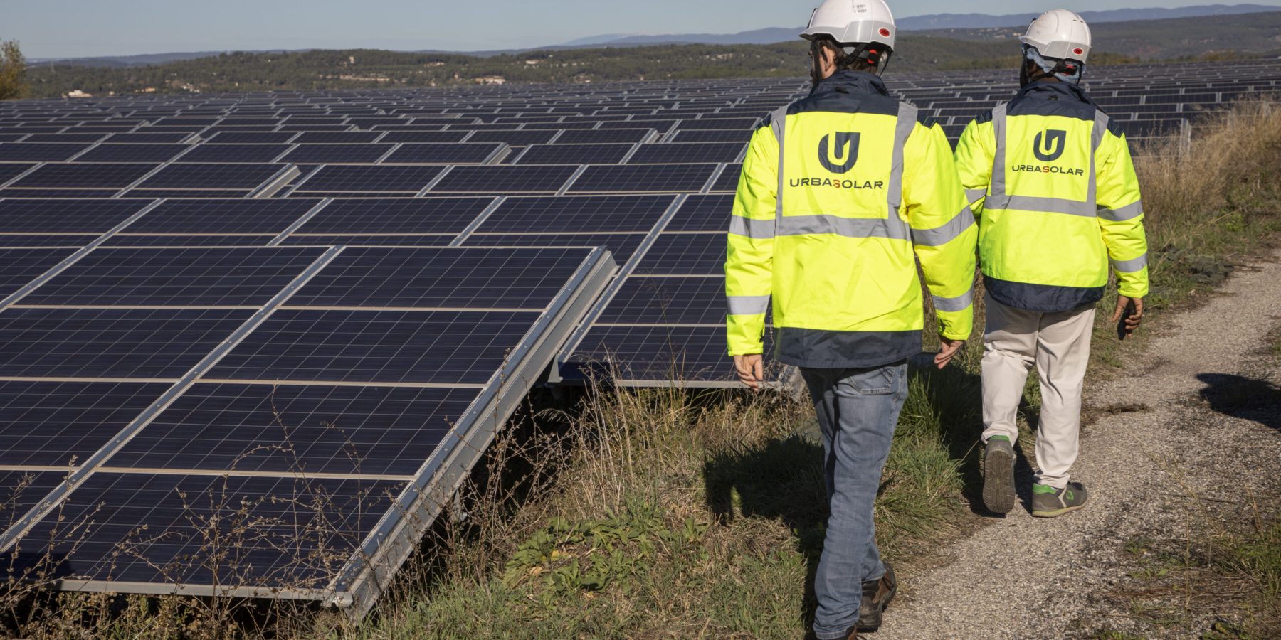 France, Bouches-du-Rhône (13), Gardanne, exercice sécurité incendoe avec les pompiers du 13.  Centrale photovoltaïque de Gardanne. Urbasolar