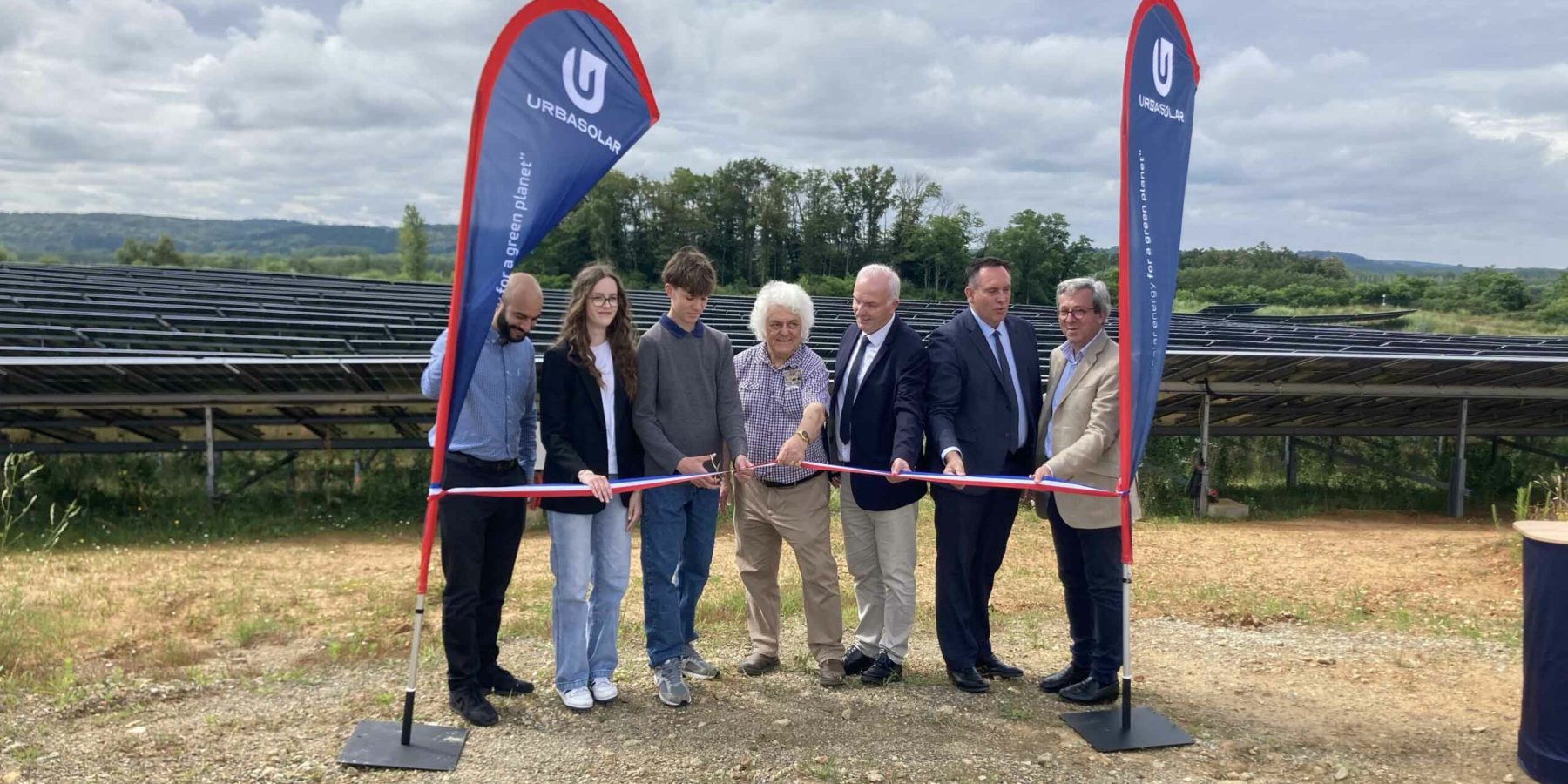 Inauguration - centrale solaire de Lombron- Crédit Photo Urbasolar