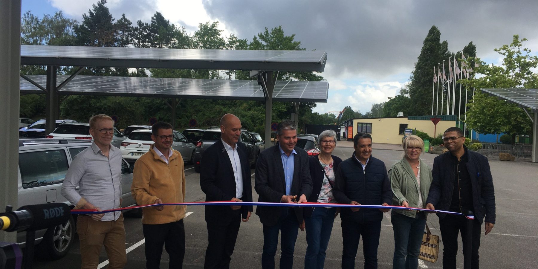 Inauguration_Ombrières de parking_Walygator Maizières les Metz